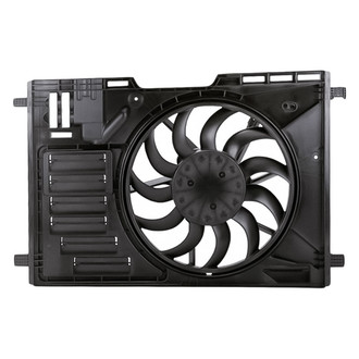Replacement - Radiator And Condenser Fan Assembly with One Big Fan