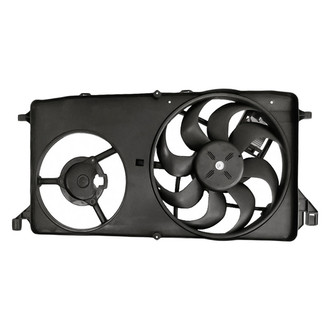 Replacement - Radiator And Condenser Fan Assembly with One Big Fan