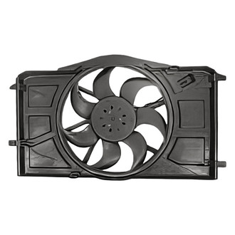Replacement - Radiator And Condenser Fan Assembly with One Big Fan