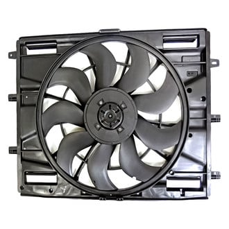 Replacement - Radiator And Condenser Fan Assembly with One Big Fan