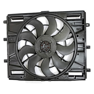 Replacement - Radiator And Condenser Fan Assembly with One Big Fan
