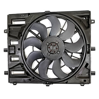 Replacement - Radiator And Condenser Fan Assembly with One Big Fan