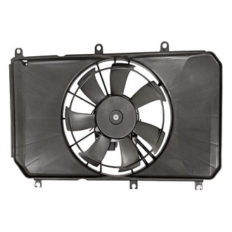 Replacement - Radiator And Condenser Fan Assembly with One Big Fan
