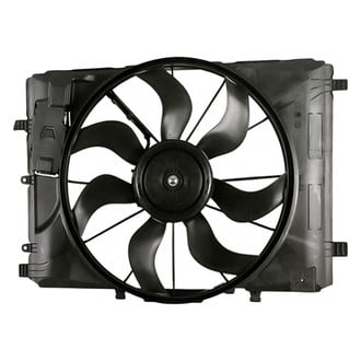 Replacement - Radiator And Condenser Fan Assembly with One Big Fan