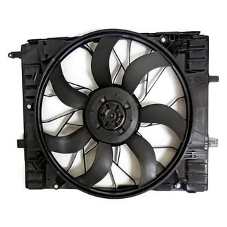 Replacement - Radiator And Condenser Fan Assembly with One Big Fan
