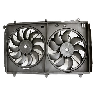Replacement - Dual Radiator And Condenser Fan Assembly with Motor, Blade And Shroud