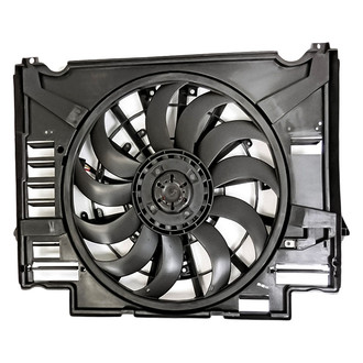 Replacement - Radiator And Condenser Fan Assembly with One Big Fan