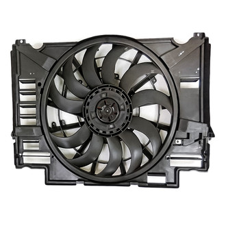 Replacement - Radiator And Condenser Fan Assembly with One Big Fan