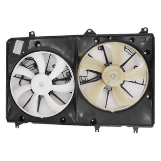 Replacement ID0019AA2188R00 - Radiator And Condenser Fan Assembly with Two Fans Side By Side