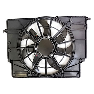 Replacement - Radiator And Condenser Fan Assembly with One Big Fan