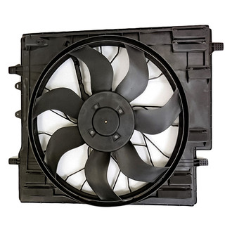 Replacement - Radiator And Condenser Fan Assembly with One Big Fan