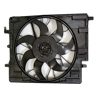 Replacement - Radiator And Condenser Fan Assembly with One Big Fan