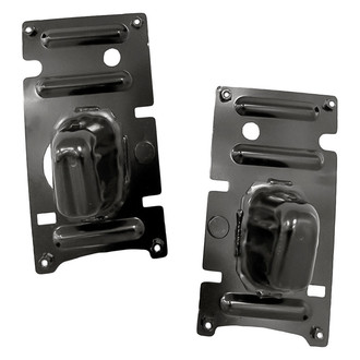 Replacement - Front Lower Driver and Passenger Side Bumper Bracket Set (CAPA Certified)