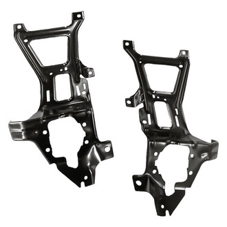Replacement - Front Driver and Passenger Side Bumper Bracket Set (CAPA Certified)