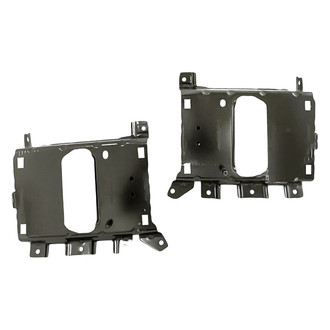 Replacement - Front Driver and Passenger Side Fog Light Bracket Kit (Standard Line)