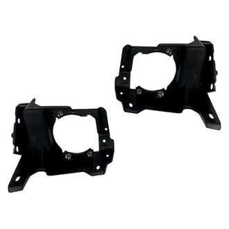 Replacement - Front Driver and Passenger Side Fog Light Bracket Set (CAPA Certified)