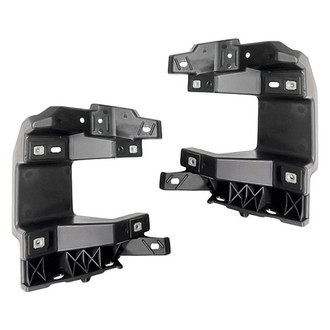 Replacement - Front Driver and Passenger Side Fog Light Bracket Set (CAPA Certified)