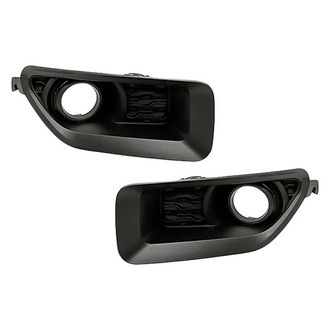 Replacement - Front Driver and Passenger Side Fog Light Bezel Set (Standard Line)