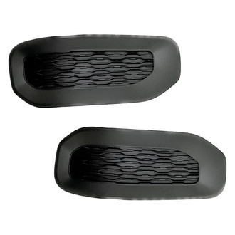 Replacement - Front Driver and Passenger Side Fog Light Cover Set (Standard Line)