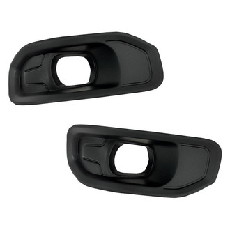 Replacement - Front Driver and Passenger Side Fog Light Bezel Set (CAPA Certified)