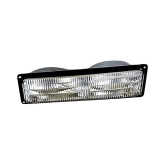 Replacement - Driver Side Turn Signal/Parking Light Lens and Housing (CAPA Certified)