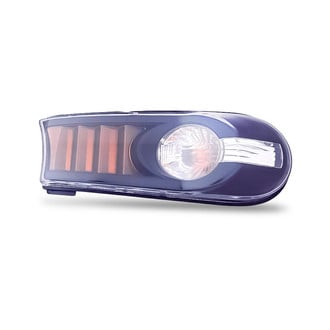 Replacement - Driver and Passenger Side Black Euro Turn Signal/Corner Lights