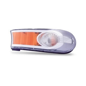Replacement - Driver and Passenger Side Chrome Euro Turn Signal/Corner Lights