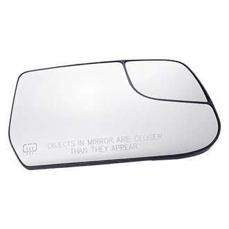 Replacement - Passenger Side Power Mirror Glass (Heated) (Standard Line)