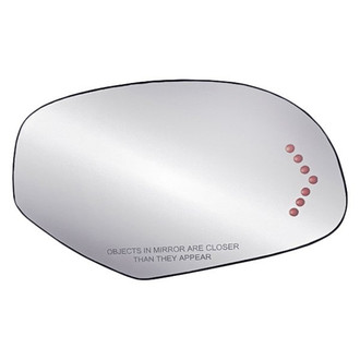 Replacement - Passenger Side Power Mirror Glass (Heated) (Standard Line)