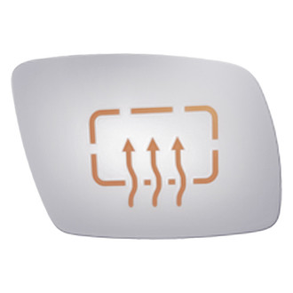 Replacement - Passenger Side Mirror Glass (Heated) (Standard Line)