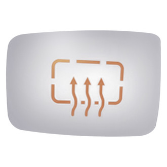Replacement - Driver Side Mirror Glass (Heated) (Standard Line)