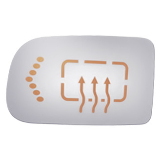 Replacement - Driver Side Mirror Glass (Heated) (Standard Line)
