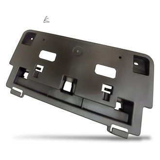 Replacement - Textured Black Front License Plate Bracket