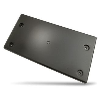 Replacement - Black Front License Plate Bracket