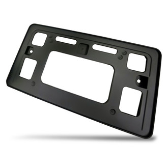 Replacement - Black Front License Plate Bracket