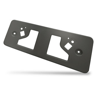 Replacement - Textured Black Front License Plate Bracket