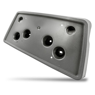 Replacement - Textured Black Front License Plate Bracket