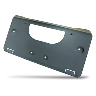 Replacement - Textured Black Front License Plate Bracket w/o Mounting Hardware