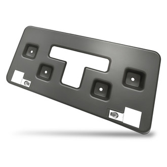 Replacement - Textured Black Front License Plate Bracket
