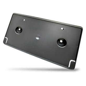 Replacement - Textured Black Front License Plate Bracket with Mounting Hardware