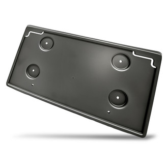 Replacement - Textured Black Front License Plate Bracket