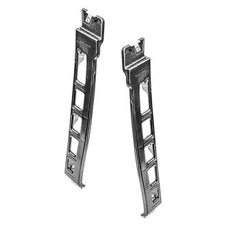 Replacement - Rear Outer Driver and Passenger Side Bumper Cover Support Set (Standard Line)