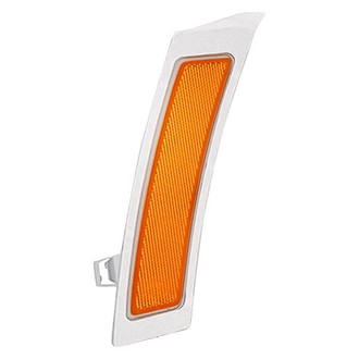 Replacement - Front Driver and Passenger Side Bumper Reflector Set (CAPA Certified)
