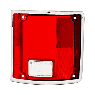 Replacement - Driver Side Driver Side Outer Tail Light Lens (Standard Line)