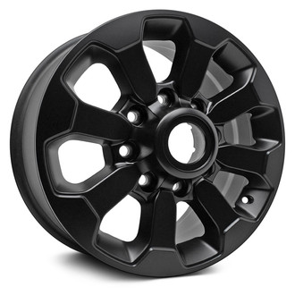 Replacement - 8 I-Spoke Painted Matte Black 17x8 Alloy Factory Wheel - Replica