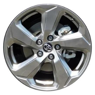 Replacement - 5-Spoke Painted Hyper Silver 18x7 Alloy Factory Wheel - Replica