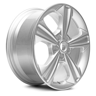 Replacement - 5-Spoke Painted Silver 17x7.5 Alloy Factory Wheel - Replica