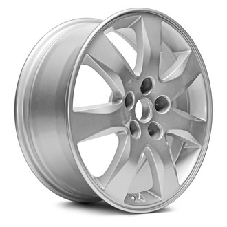 Replacement - 7 I-Spoke Painted Silver 17x7 Alloy Factory Wheel - Replica