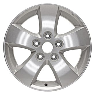Replacement - 5-Spoke Painted Silver 17x6.5 Alloy Factory Wheel - Replica
