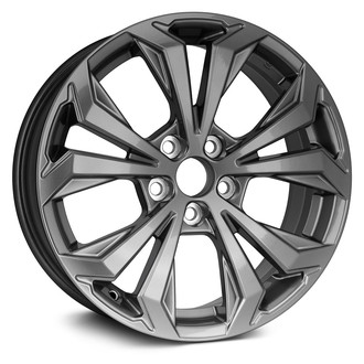 Replacement - 5 V-Spoke Painted Gray 18x7 Alloy Factory Wheel - Replica